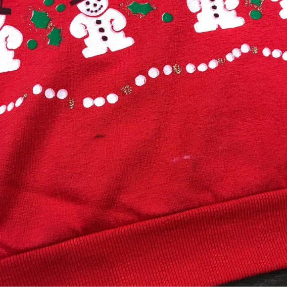 American Weekend Women’s 90s Vintage Frosty The Snowman Ugly Christmas Sweater - Picture 6 of 9